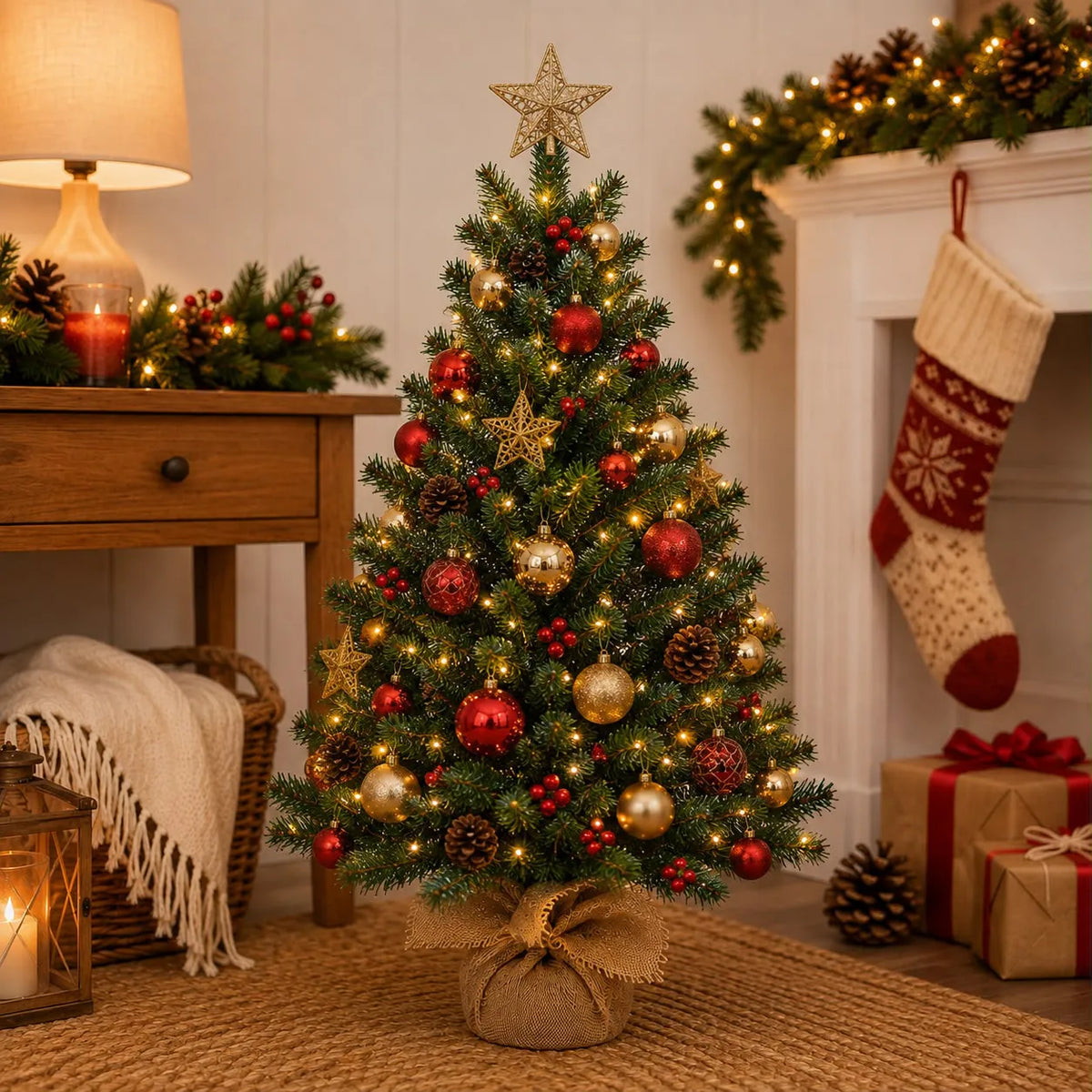 Árvore de Natal 100 Galhos 90cm