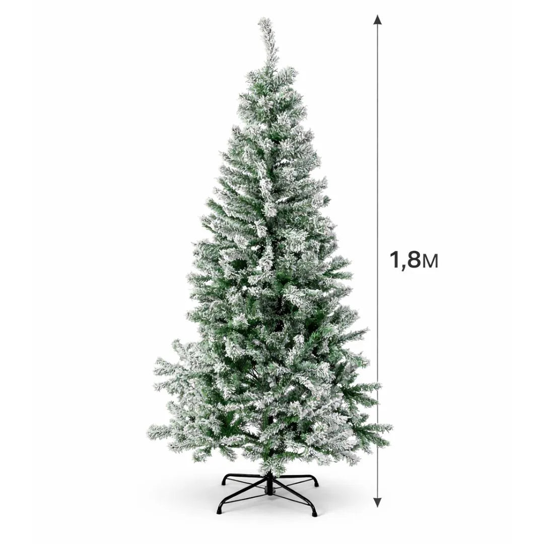 Árvore De Natal Nevada 450Galhos 1,50m