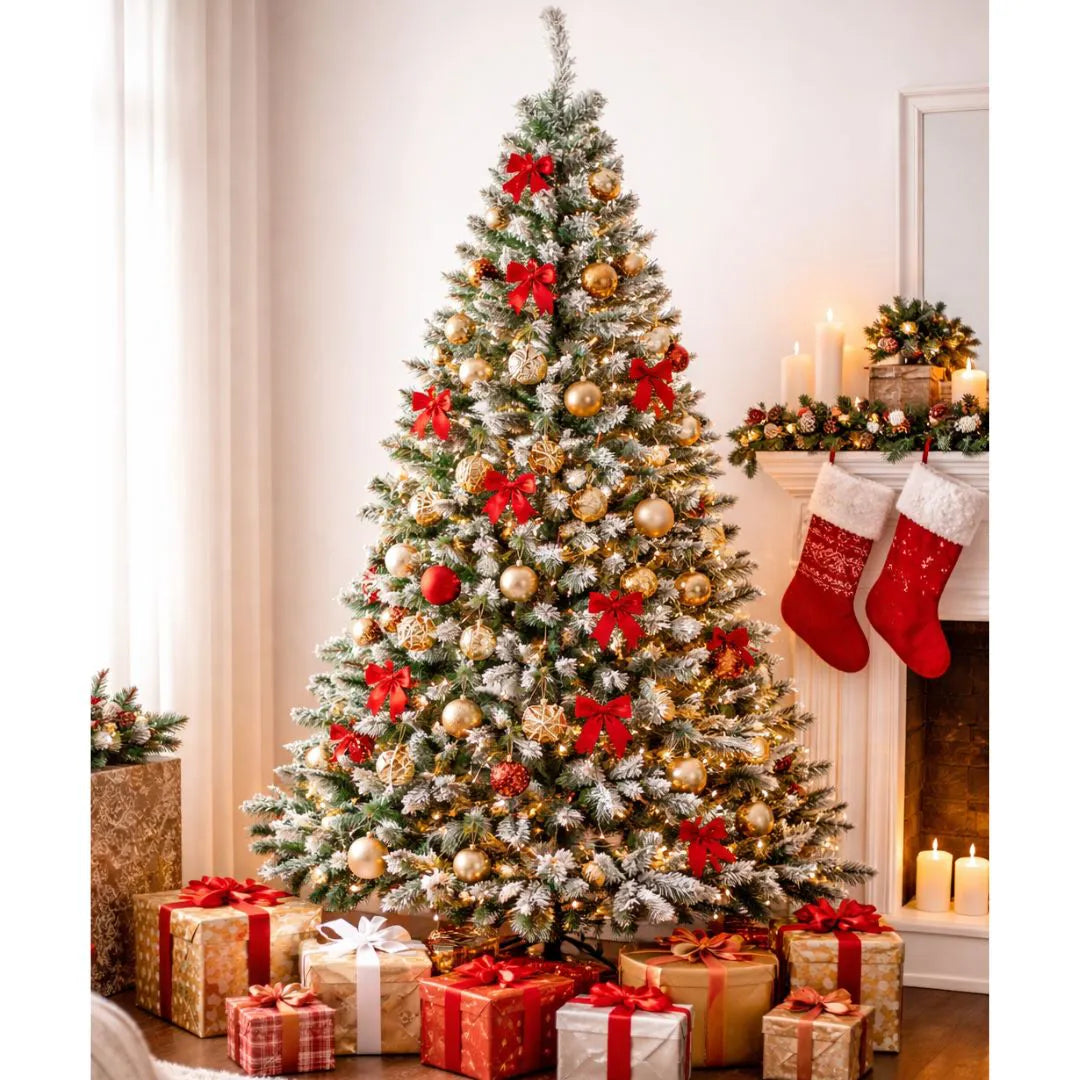 Árvore De Natal Nevada 450Galhos 1,50m