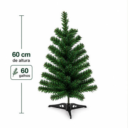 Árvore de Natal 60 Galhos 60cm