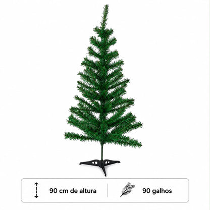 Árvore de Natal 90 Galhos 90cm