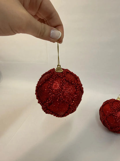 Kit Bolas de Natal Rubi 8cm